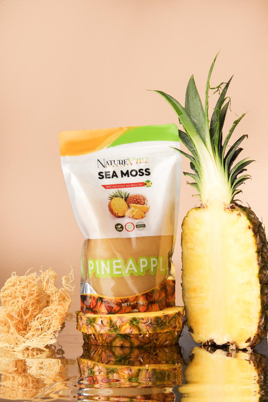 PINEAPPLE Sea Moss 20oz | Naturevybz